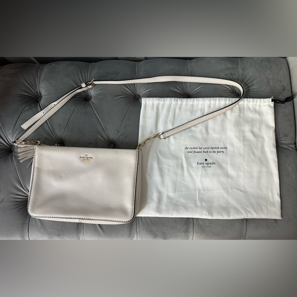 Kate Spade White Crossbody Bag